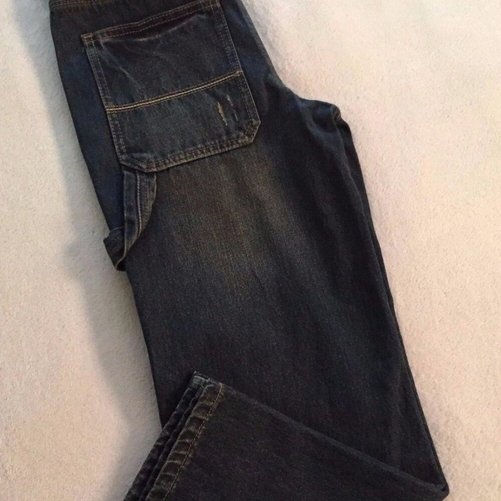 Cherokee Boys Jeans Size 10 Carpenter Fit Adjustable Waist School Casual NEW